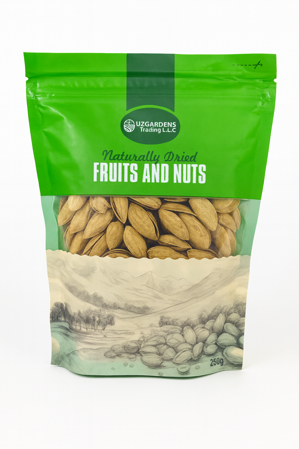 Uzgardens Premium Almond In Shell (250g)