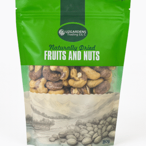 Uzgardens Premium Roasted Cashews – Naturally Dried & Lightly Salted (250g)